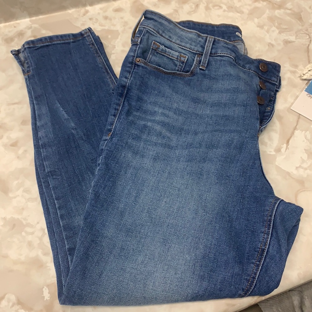 Old Navy High-Rise skinny ankle jeans